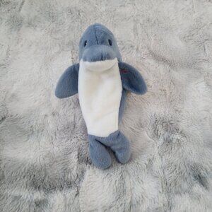 Retired Vintage 90s Ty Beanie Baby Echo The Dolphin